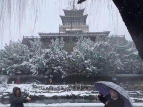 网友直播分享济南暴雪 市民热情记录雪景